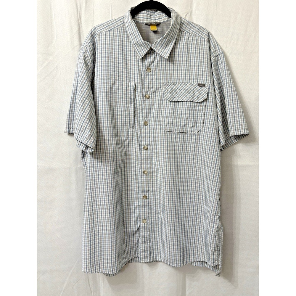 Eddie Bauer Travex Mens Short Sleeve Shirt Size TXL